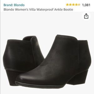 Black Blondo waterproof boots 6.5